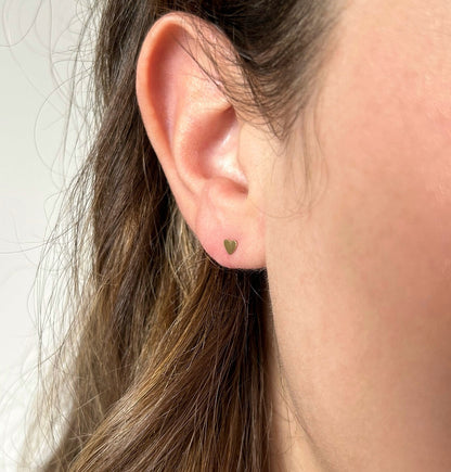 Cléa mini cœur | Or laminé 14K