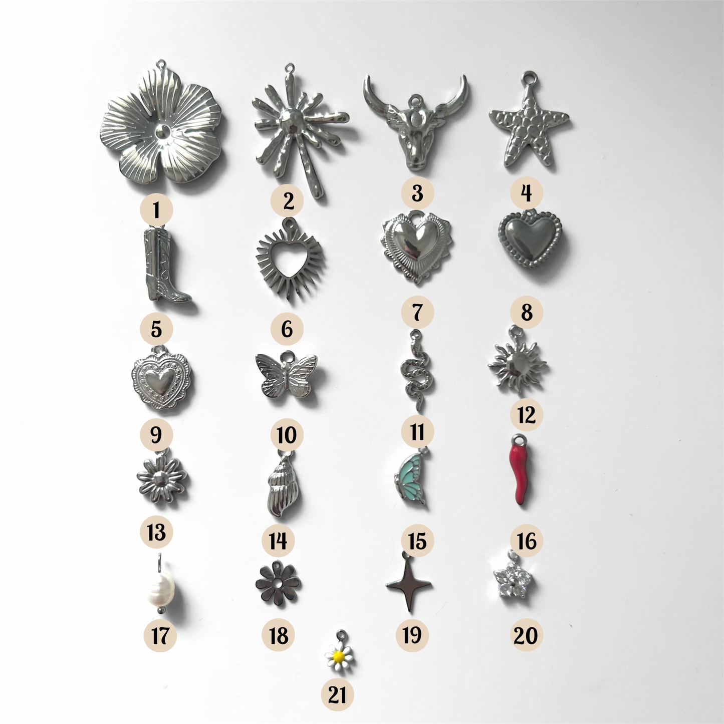 Bar à Charms | Collier à composer argenté