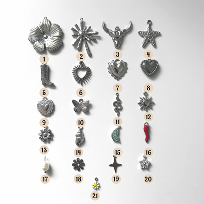 Bar à Charms | Collier à composer argenté