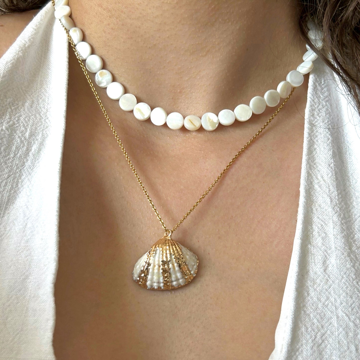 Collier coquillage