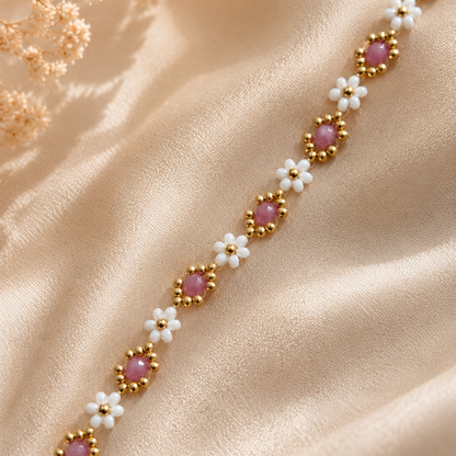 Bracelet Rosée Fleurie